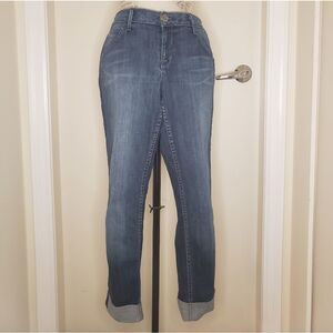 HUDSON denim rolled cuff jeans